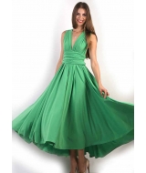 Платье-трансформер  зеленое 