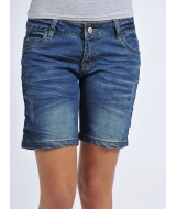 Шорты джинсовые длиной выше колена