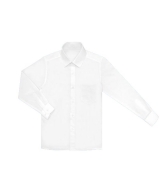 Классичсекая белая рубашка с длинным рукавом