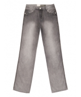 Серые мужские джинсы с потертостями