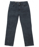 Мужские джинсы однотонного темно-синего цвета
