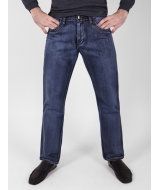 хлопковые мужские джинсы синего цвета