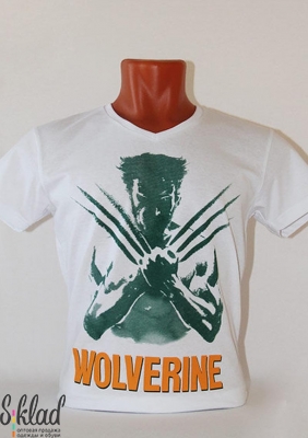 Футболка мужская с рисунком "Wolverinw"