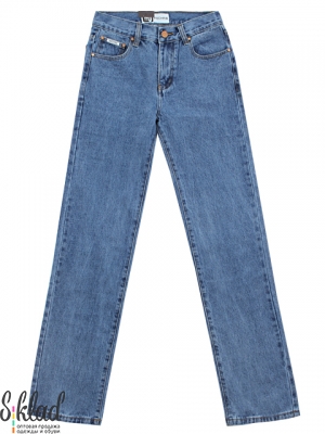 хлопковые мужские джинсы синего цвета